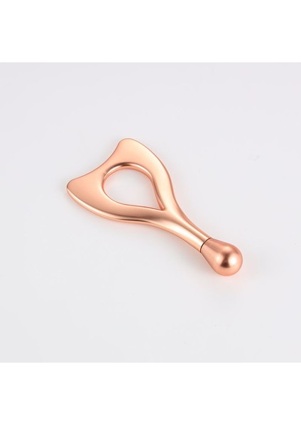 Gümüş Renk 3D Paslanmaz Çelik Yüz Masajı, Gua Sha, Multi Fonksiyonel Yüz Masaj Aleti