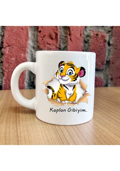 Kaplan Gibiyim Renkli Tasarımlar ve Dekoratif Kişiye Özel Kupa Bardaklar indirimleri
