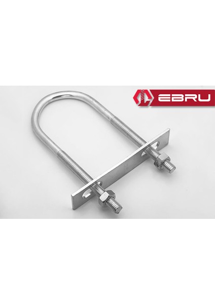 U Civata, Karşılık Demiri + Somunlu - M8X35 - 25 Set