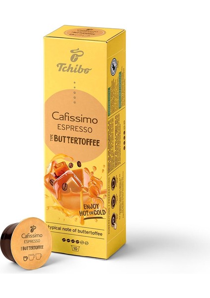 Cafissimo Espresso Buttertoffee Aromalı 10 Adet Kapsül Kahve