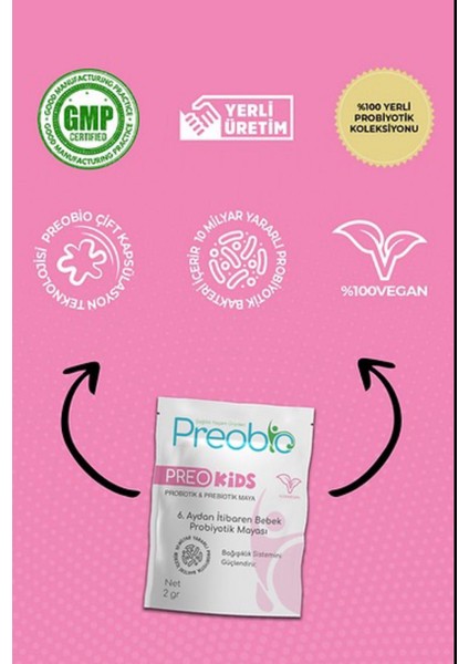 Preo Kids Probiyotik Mix Maya 30 Şase
