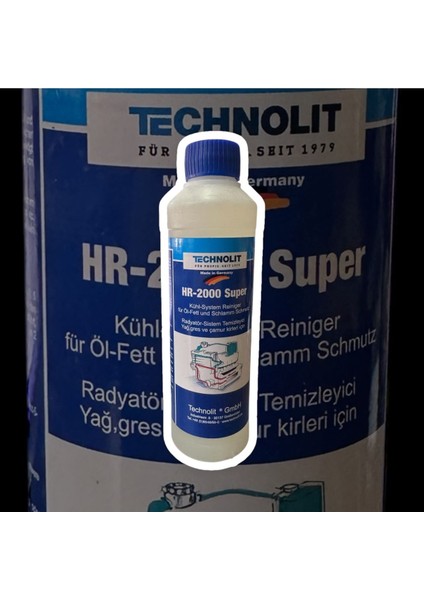 HR-2000 Super Radyatör Açıcı ve Yağ Çözücü 500ML Tek Ebat
