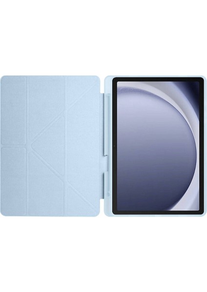 Samsung Galaxy Tab A8 X200 (10.5 Inc) Uyumlu Yatay ve Dikey Standlı Antişok Köşe Korumalı Kalemlikli Origami Slikon Kılıf modelleri