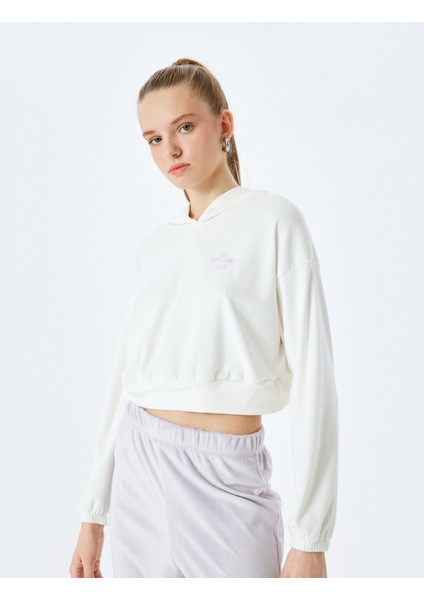 Uzun Kollu Rahat Kalıp Kapüşonlu Polar Pijama Üstü fiyatları