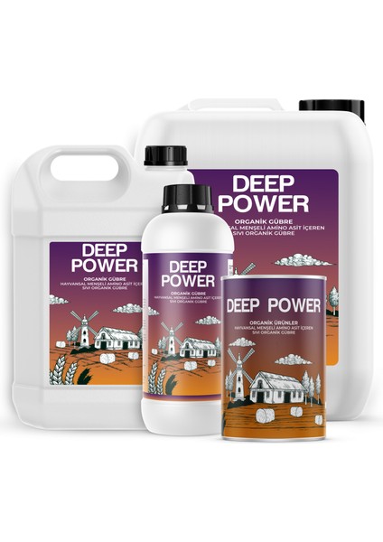 DEEP POWER HAYVANSAL MENŞELİ AMİNO ASİT İÇEREN SIVI ORGANİK GÜBRE