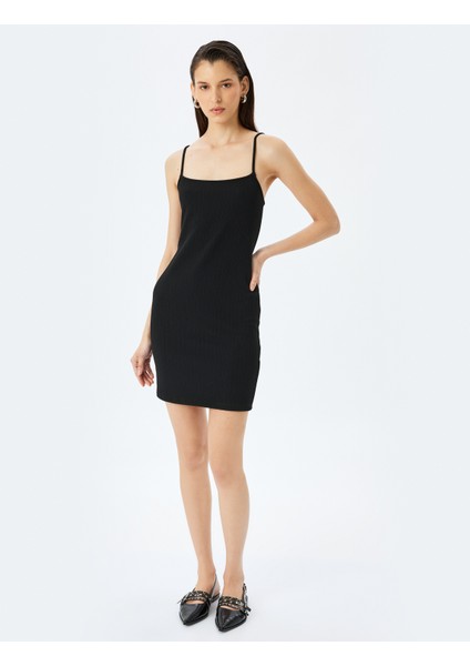 Ince Askılı Slim Fit Mini Kalem Elbise modelleri