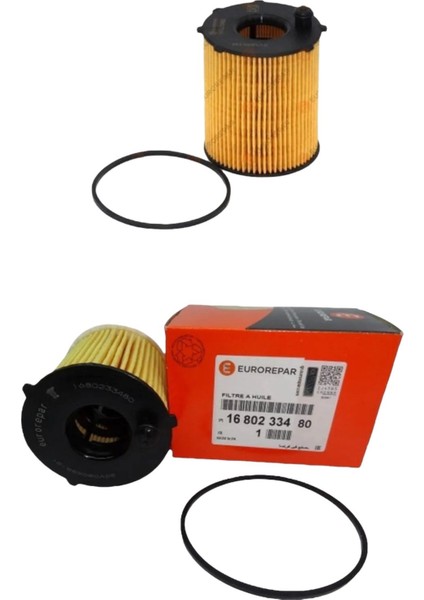 Yağ Filtresi Eurorepar (1680233480-1687120580-1109AY-1682274880) Euro4 Euro5 1.4 1.6 Tek Ebat