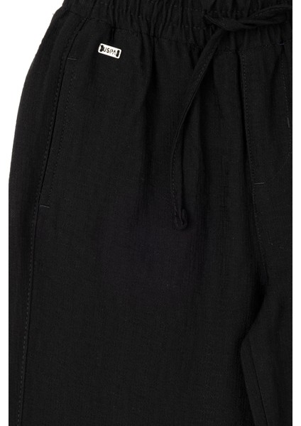 Kız Çocuk Siyah Pantolon (Kanvas-Chino) 50288857-VR046