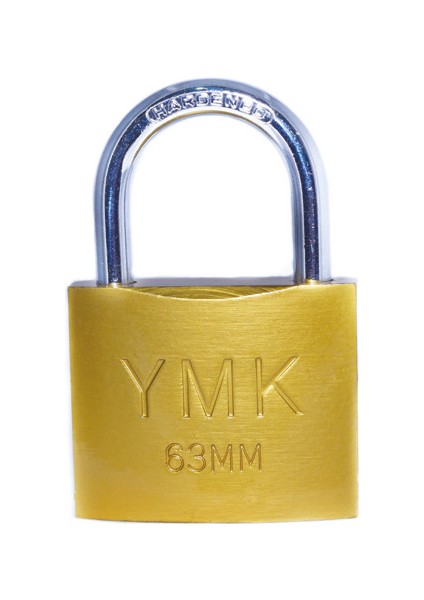 Eko Sarı Boyalı Kısa Kancalı Asma Kilit 50 mm