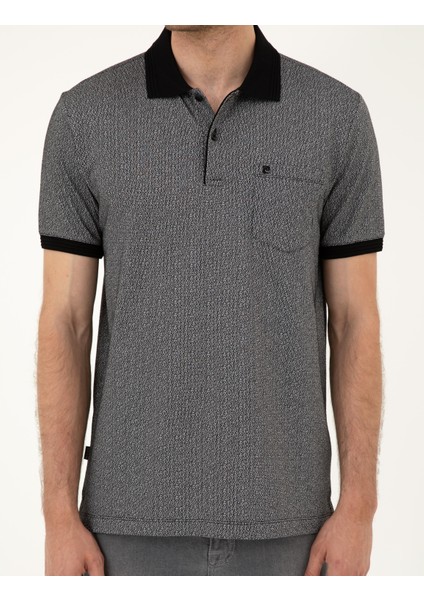 Erkek Siyah Regular Fit Tişört 50288681-VR046