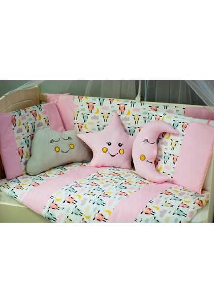 Park Yatak Bebek Uyku Seti Nevresim Takımı 70x110 Zuzu Pembe fırsatları