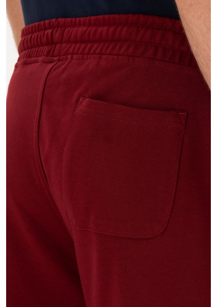 Erkek Bordo Eşofman Altı 50289054-VR014
