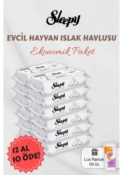 12 Al 10 Öde Evcil Hayvan Mendili