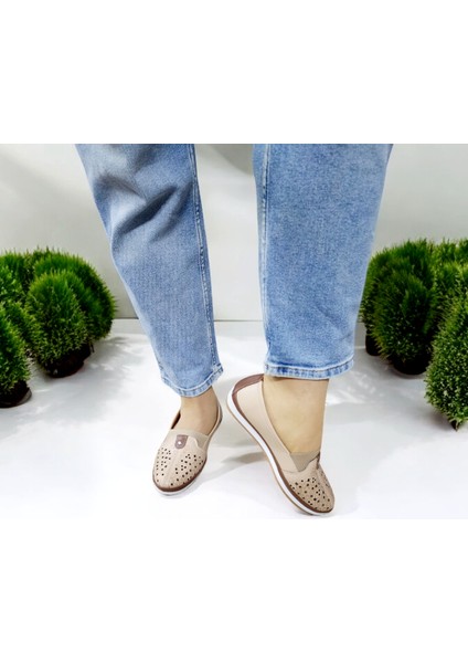 Kadın Günlük ve Ofis Içi Kullanıma Uygun Motifli Babet fiyatları