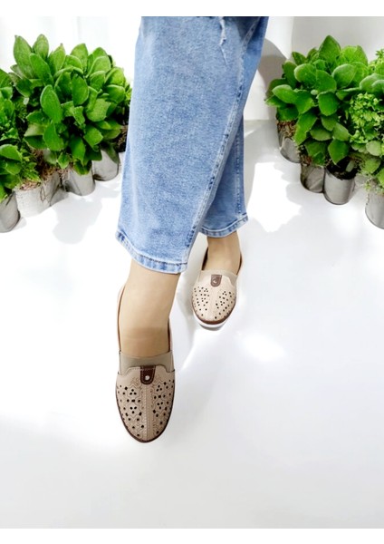 Kadın Günlük ve Ofis Içi Kullanıma Uygun Motifli Babet modelleri