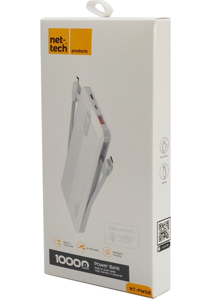 Nt-Pw08 1 Çıkışlı 10000 Mah Powerbank