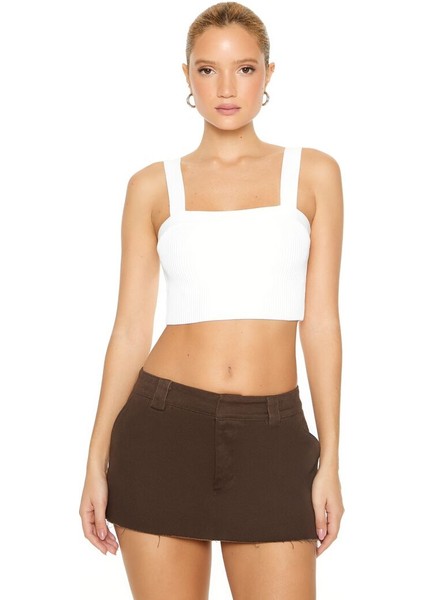 Askılı Crop Bluz