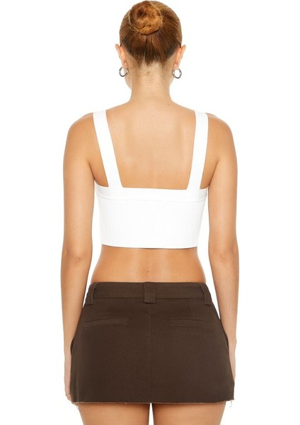 Askılı Crop Bluz
