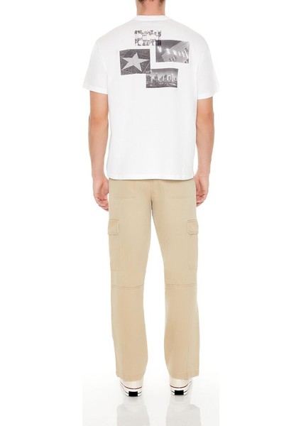 Mid-Rise Straight Kargo Pantolon