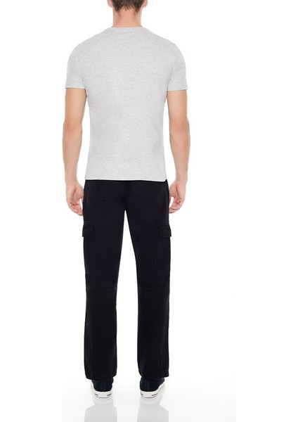 Mid-Rise Straight Kargo Pantolon