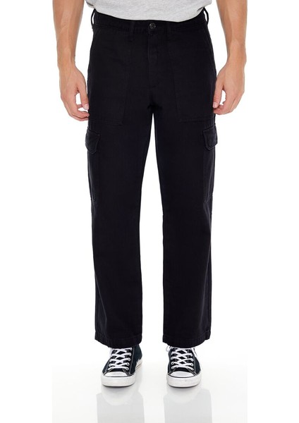 Mid-Rise Straight Kargo Pantolon
