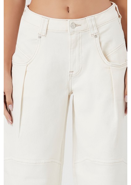 Curvy High-Rise Wide-Leg Jean Pantolon
