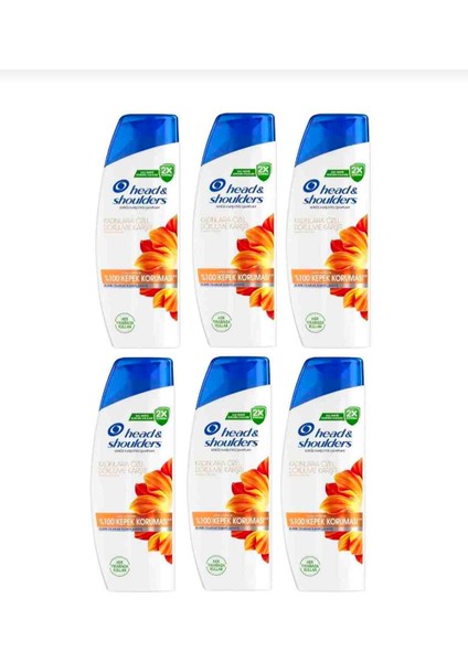 Kadınlara Özel Dökülmeye Karşı,kepeğe Karşı Etkili Şampuan 330 ml 6 Adet