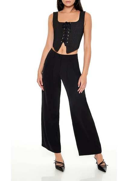 Wide-Leg Pantolon
