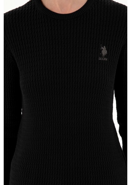 Kadın Siyah Kazak /Triko 50288979-VR046