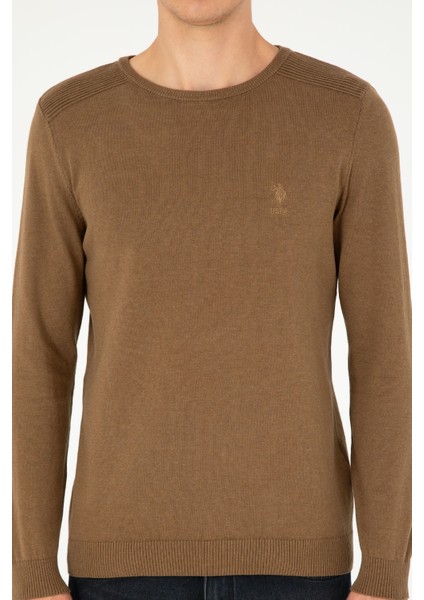 Erkek Haki Melanj Kazak /Triko 50288888-VR125