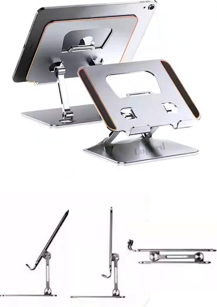 10-13" Tüm Modellere Metal Ayarlı Tablet Laptop Macbook Notebook Yükseltici Tutucu Standı