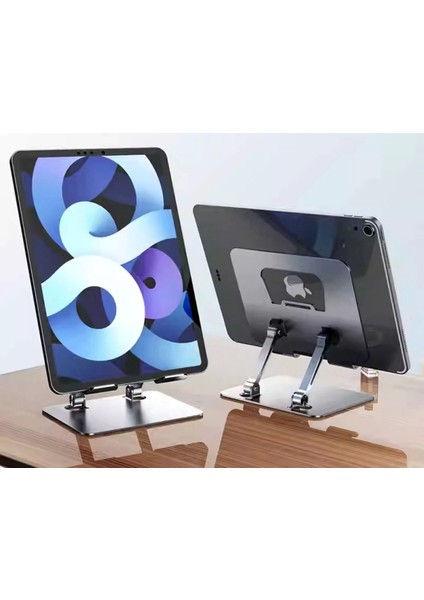 10-13" Tüm Modellere Metal Ayarlı Tablet Laptop Macbook Notebook Yükseltici Tutucu Standı