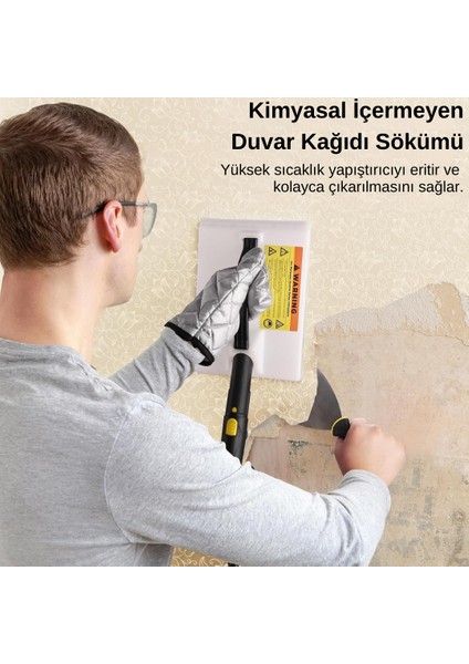 S608 Yeni Nesil Çok Fonksiyonel 28 Adet Aksesuar 5 Metre Kablolu Buharlı Temizlik Makinesi