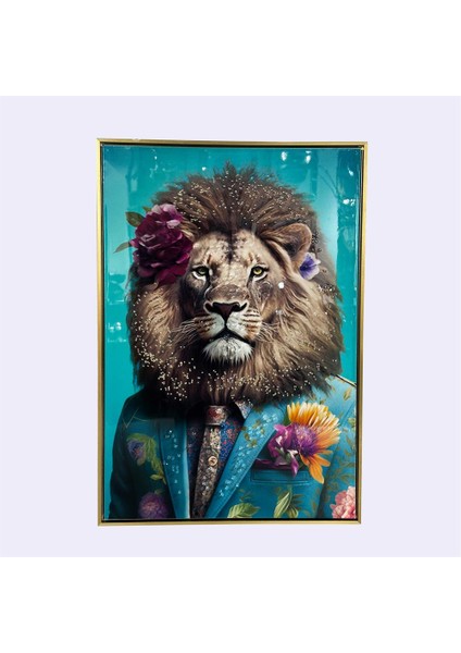 Aslan Tablo 63*3,5*93 cm