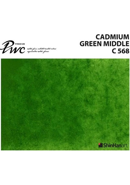 Suluboya Pwc 568 Cadmium Green Middle (Seri C) 15'ml Tüp