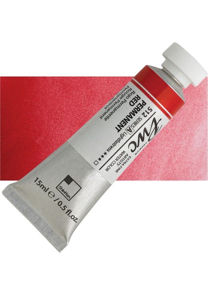 Suluboya Pwc 512 Permanent Red (Seri A) 15'ml Tüp