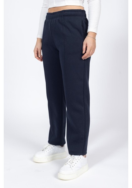 Zra Unisex 3 Iplik Şardonlu Eşofman Alt 24K Cu Lacivert