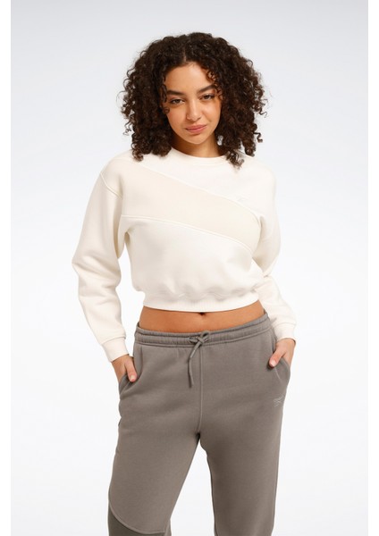 Ae Vector Layer Ekru Kadın Sweatshirt