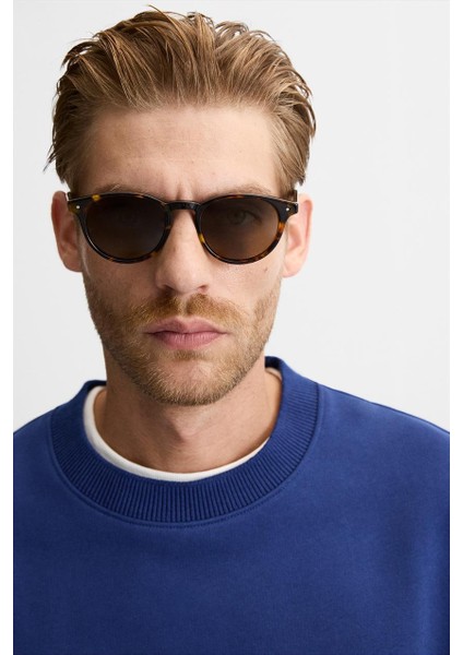 Erkek Yumuşak Dokulu Içi Polarlı Rahat Kalıp Sweatshirt modelleri