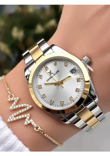 Çelik Kadın Kol Saati 3 Atm Su Geçirmezlik 2 Yıl Garantili Bileklik Hediyeli