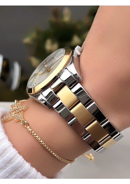 Çelik Kadın Kol Saati 3 Atm Su Geçirmezlik 2 Yıl Garantili Bileklik Hediyeli modelleri