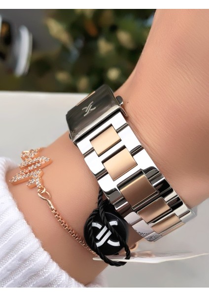 Çelik Kadın Kol Saati 3 Atm Su Geçirmezlik 2 Yıl Garantili Bileklik Hediyeli fırsatları