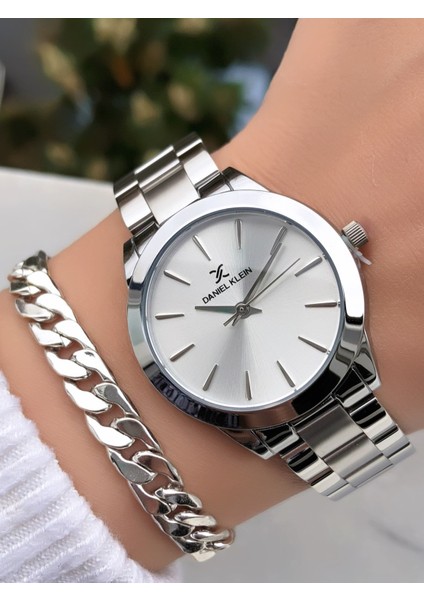 Çelik Kadın Kol Saati 3 Atm Su Geçirmezlik 2 Yıl Garantili Bileklik Hediyeli