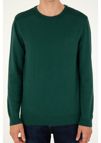 Erkek Yeşil Kazak /Triko 50288888-VR054