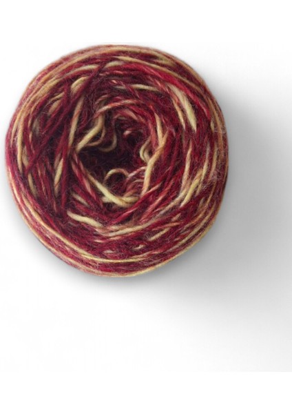 Eleganza Bordo Krem Renk Geçişli Az Tüylü Makaron Örgü Ipi fiyatları