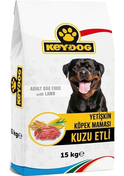 Keydog Kuzulu Yetişkin Köpek Maması 15 kg