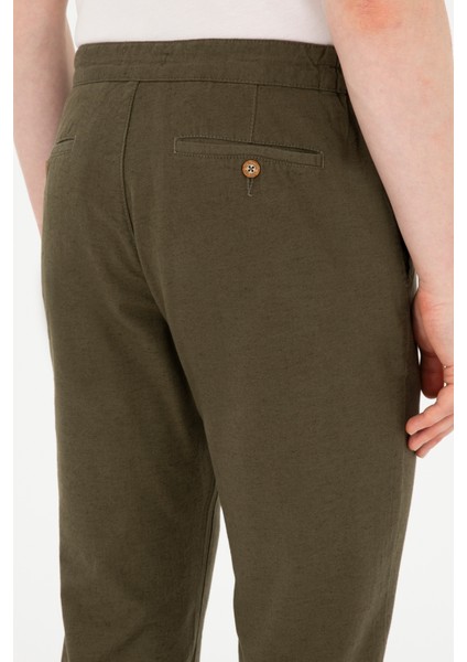 Erkek Haki Pantolon (Kanvas-Chino) 50289427-VR027
