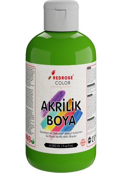 Akrilik Boya Açık Yeşil 250 gr.