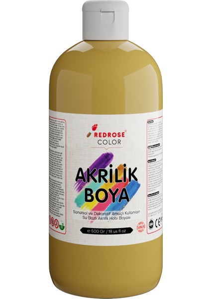 Akrilik Boya Hardal 500 gr.