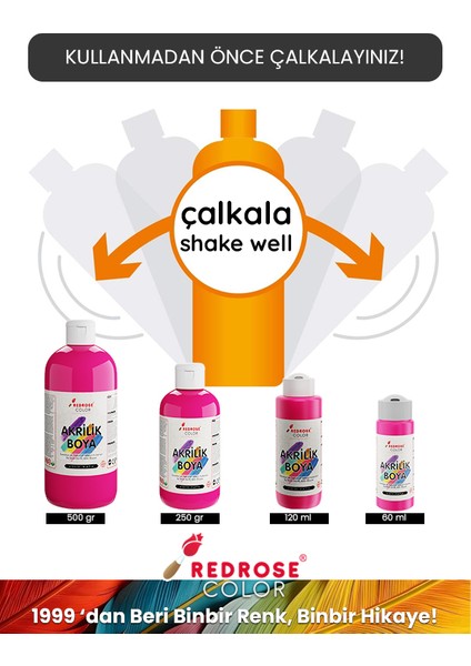 Akrilik Boya Lacivert 500 gr.